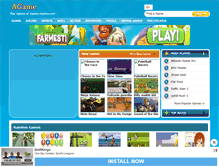 Tablet Screenshot of agame-agame.com